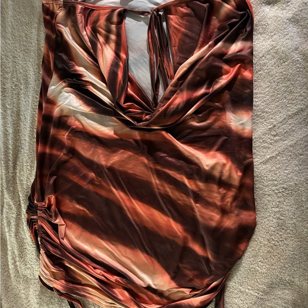 PrettyLittleThing Multicolor Striped Dress